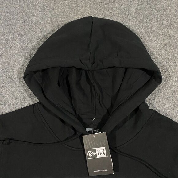 Los Angeles LA Kings Wordmark Logo New Era Hoodie Womens 2XL Black NHL Hockey - Picture 7 of 16